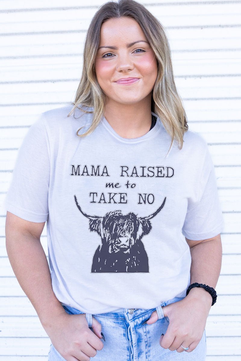 Mama Raised Me Adult Soft-Tek Blend T-Shirt - Wholesale Accessory Market