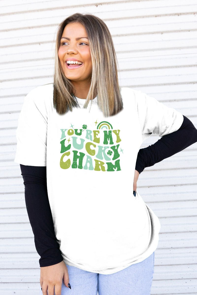 My Lucky Charm Adult Soft-Tek Blend T-Shirt - Wholesale Accessory Market