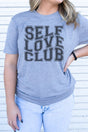 Outlined Self Love Club Adult Soft-Tek Blend T-Shirt - Wholesale Accessory Market