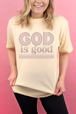 Boho God Is Good Adult Soft-Tek Blend T-Shirt - Wholesale Accessory Market