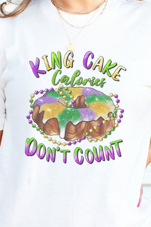 King Cake Calories Adult Soft-Tek Blend T-Shirt - Wholesale Accessory Market