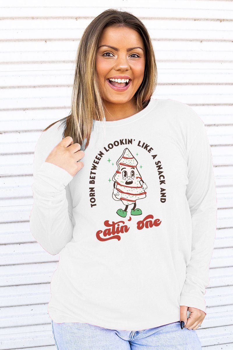 Lookin' Like A Snack Adult Soft-Tek Blend Long Sleeve Tee - Wholesale Accessory Market