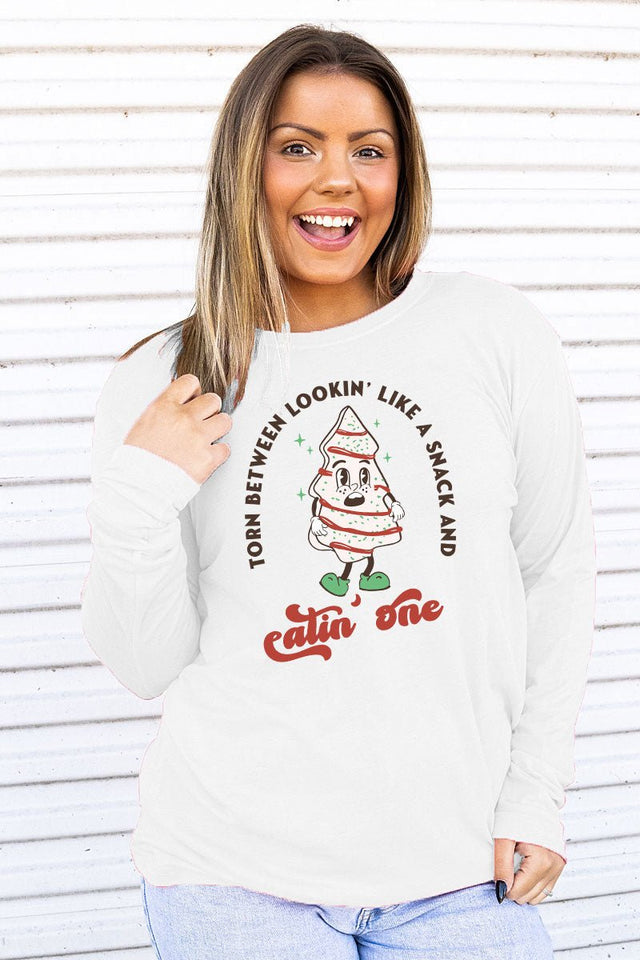 Lookin' Like A Snack Adult Soft-Tek Blend Long Sleeve Tee - Wholesale Accessory Market