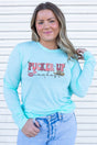 Pucker Up Cowboy Adult Soft-Tek Blend Long Sleeve Tee - Wholesale Accessory Market