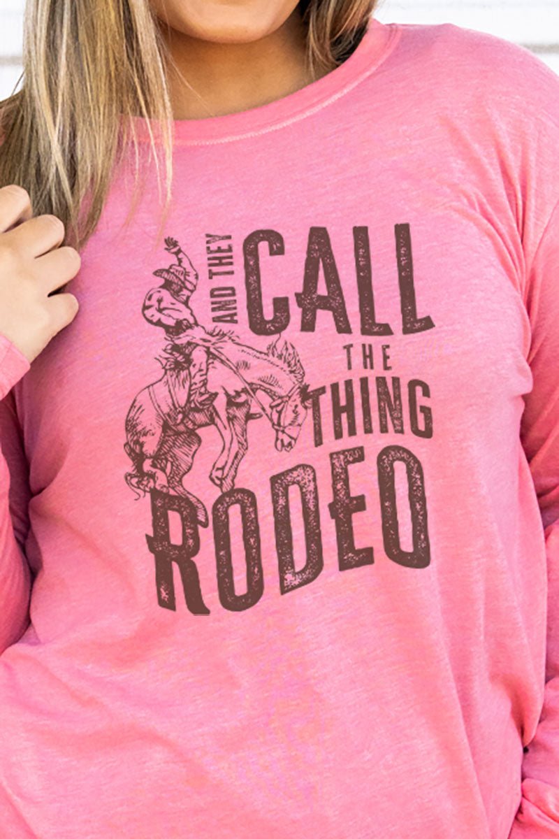 The Thing Rodeo Adult Soft-Tek Blend Long Sleeve Tee - Wholesale Accessory Market