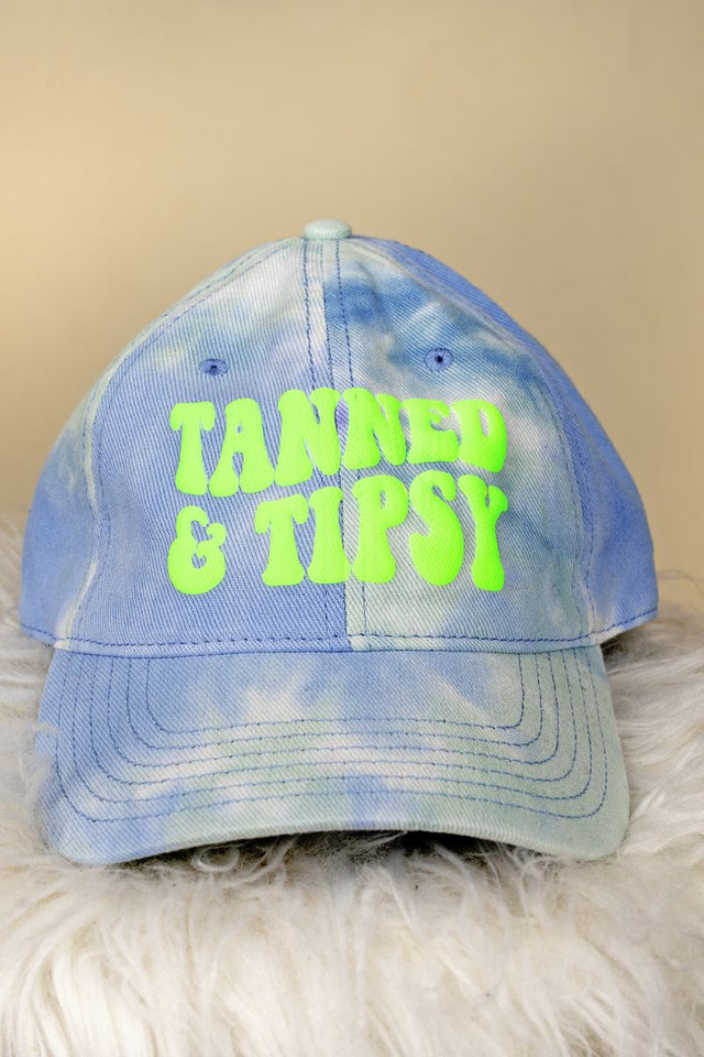 Tanned & Tipsy Puff Vinyl Sky Tie Dyed Cap - Wholesale Accessory Market