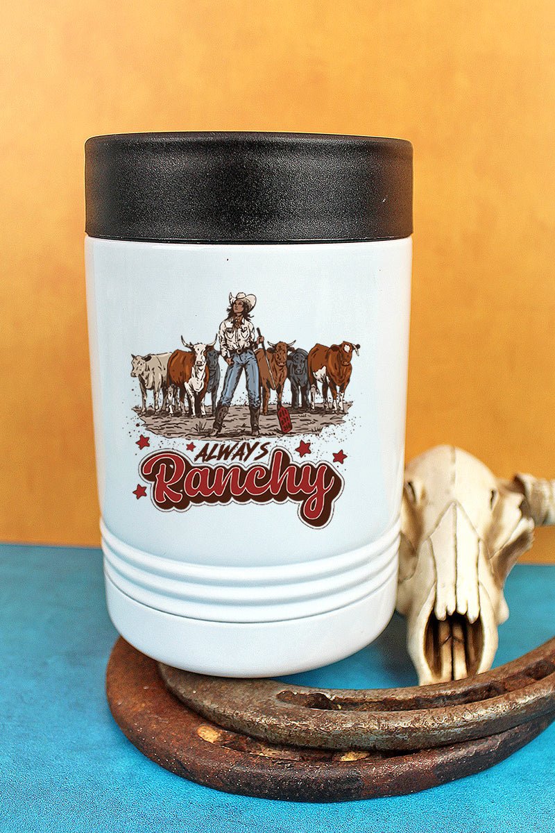 Doodle Always Ranchy Stainless Steel Hugger 12oz - Wholesale Accessory Market