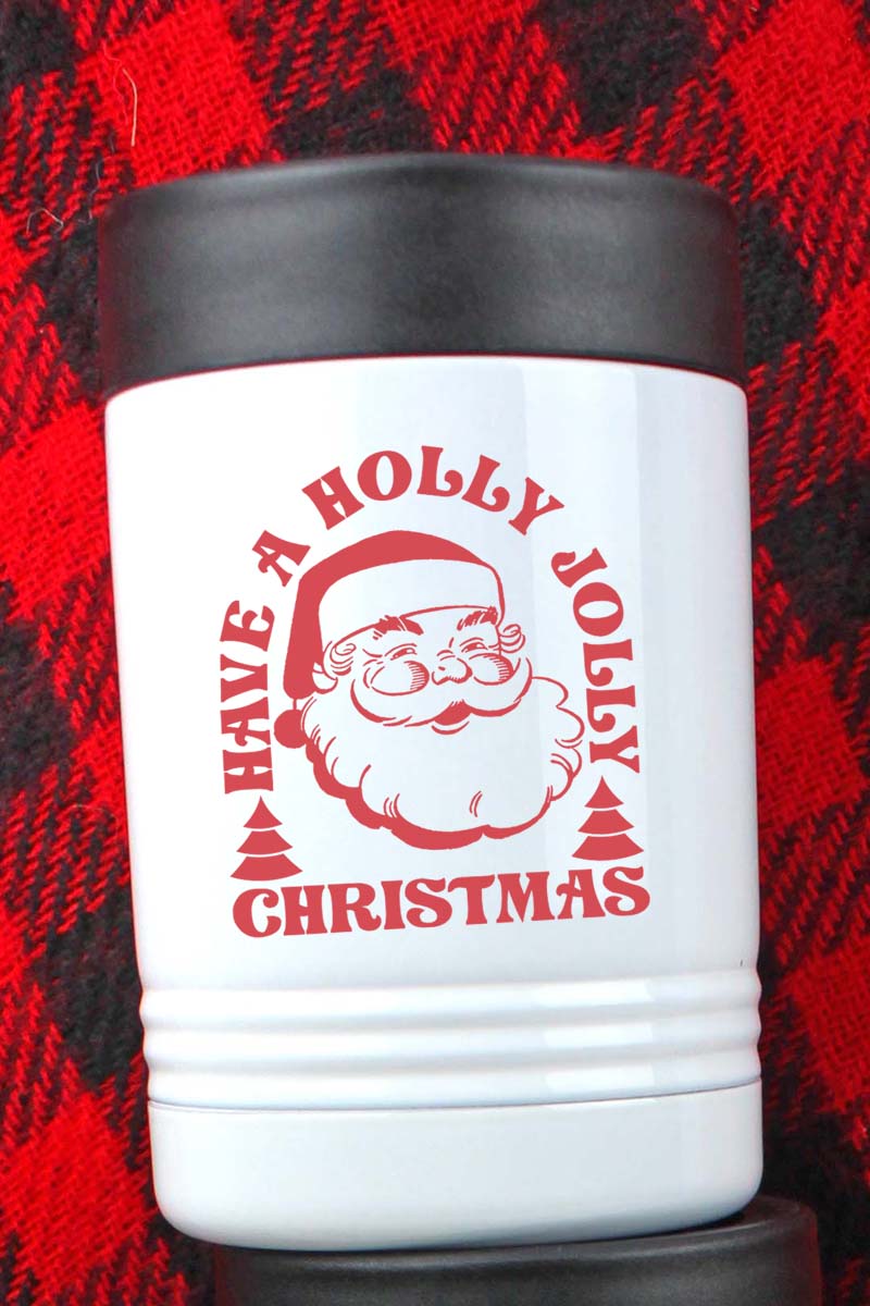 Holly Jolly Christmas Stainless Steel Hugger 12oz - Wholesale Accessory Market