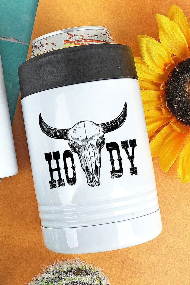 Howdy Steer Stainless Steel Hugger 12oz - Wholesale Accessory Market