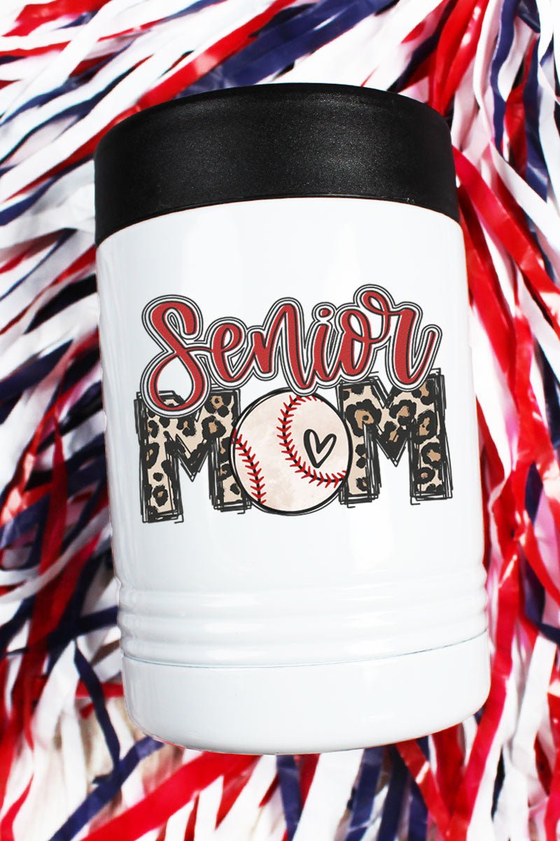 Senior Leopard Baseball Mom Stainless Steel Hugger 12oz - Wholesale Accessory Market