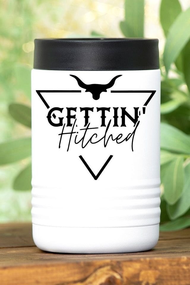 Steer Gettin Hitched Stainless Steel Hugger 12oz - Wholesale Accessory Market