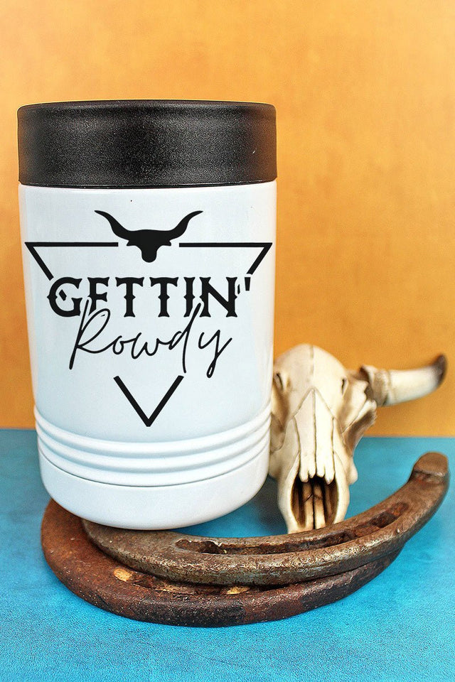 Steer Gettin Rowdy Stainless Steel Hugger 12oz - Wholesale Accessory Market