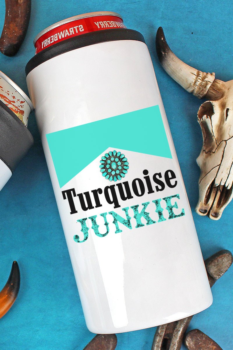 Turquoise Junkie Stainless Steel Slim Hugger - Wholesale Accessory Market