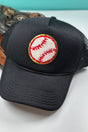 Baseball Chenille Patch Foam Mesh Back Trucker Cap - Wholesale Accessory Market