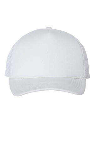 Beach Bum Varsity Puff Vinyl Foam Mesh Back Trucker Cap - Wholesale Accessory Market