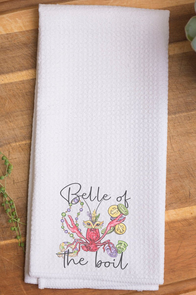 Belle Of The Boil Waffle Kitchen Towel - Wholesale Accessory Market