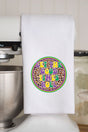 Circle Let The Good Times Roll Waffle Kitchen Towel - Wholesale Accessory Market