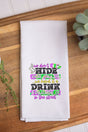 Don't Hide Crazy Mardi Gras Waffle Kitchen Towel - Wholesale Accessory Market