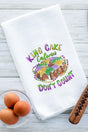 King Cake Calories Waffle Kitchen Towel - Wholesale Accessory Market