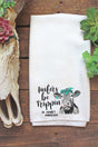 Heifers Be Trippin' Waffle Kitchen Towel - Wholesale Accessory Market