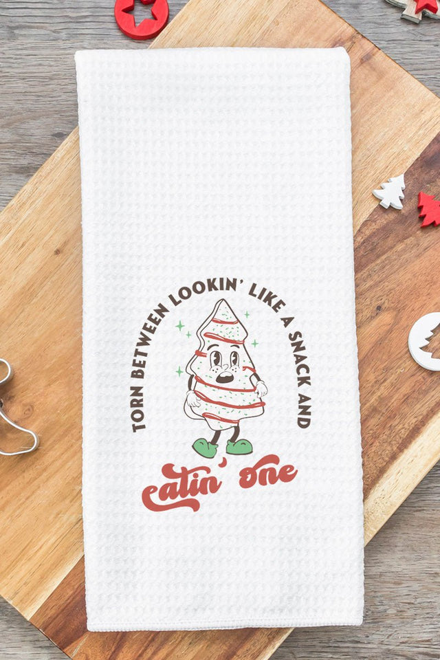 Lookin' Like A Snack Waffle Kitchen Towel - Wholesale Accessory Market