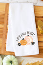 Midnight It's Fall Y'all Waffle Kitchen Towel - Wholesale Accessory Market