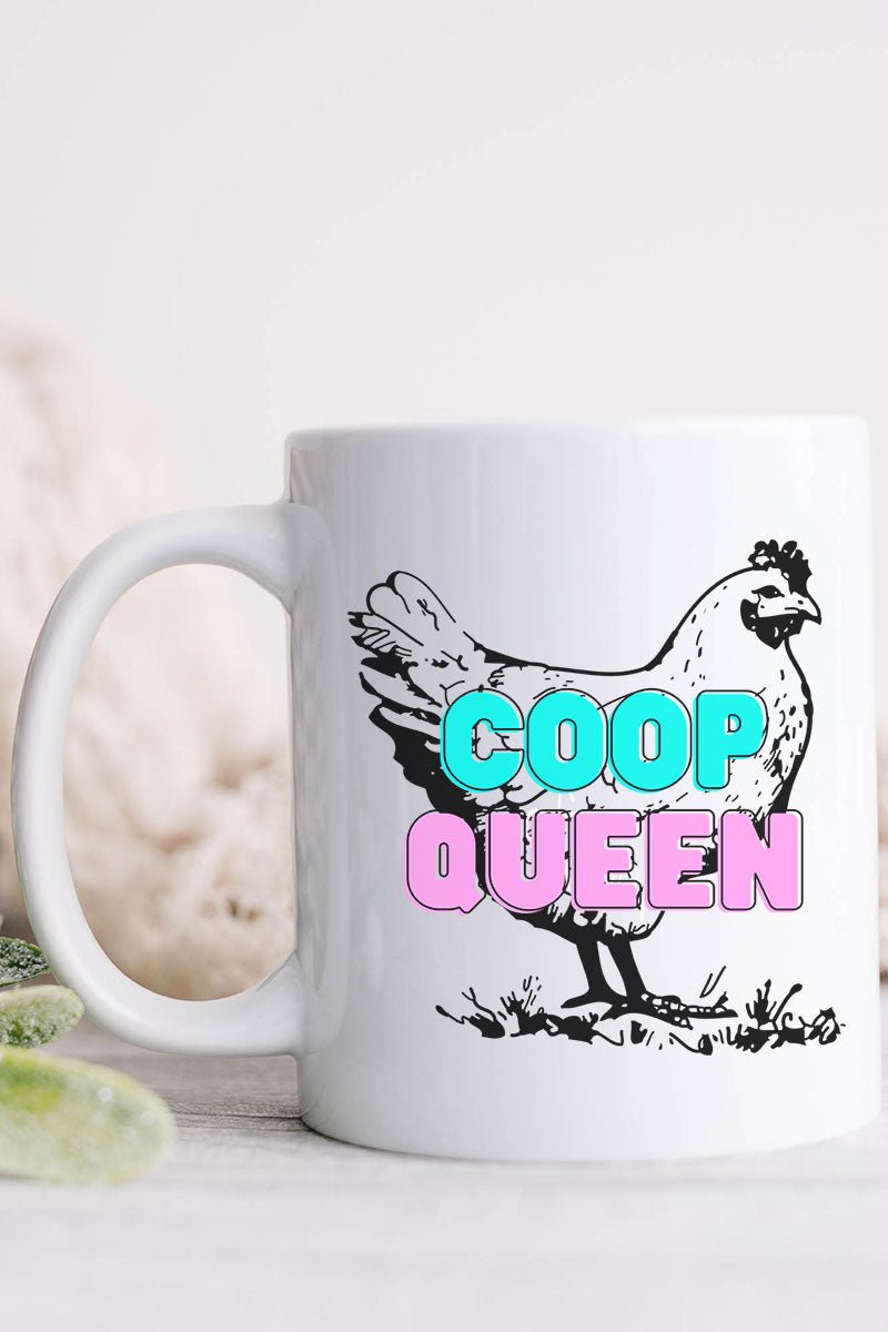 Coop Queen White Mug - Wholesale Accessory Market