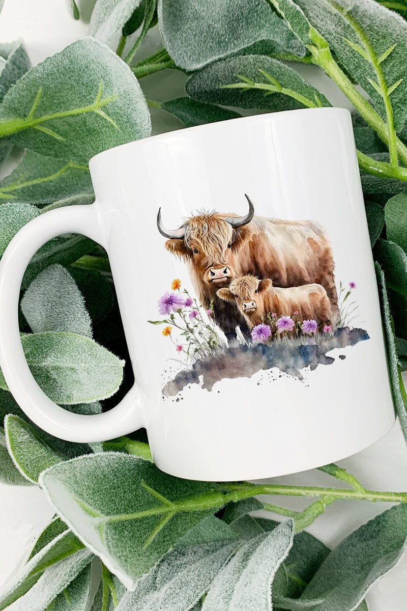 Highland Fields Forever White Mug - Wholesale Accessory Market