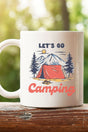 Let's Go Camping White Mug - Wholesale Accessory Market