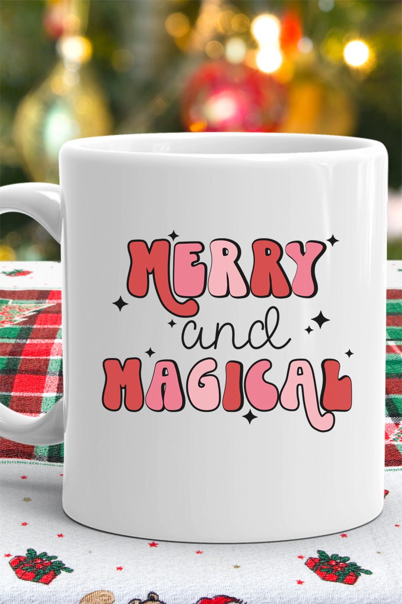 Merry And Magical White Mug - Wholesale Accessory Market