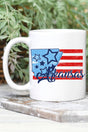 State Arkansas Patriotic White Mug - Wholesale Accessory Market