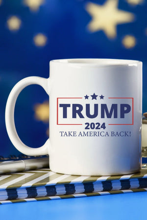 Take America Back Trump 2024 White Mug - Wholesale Accessory Market