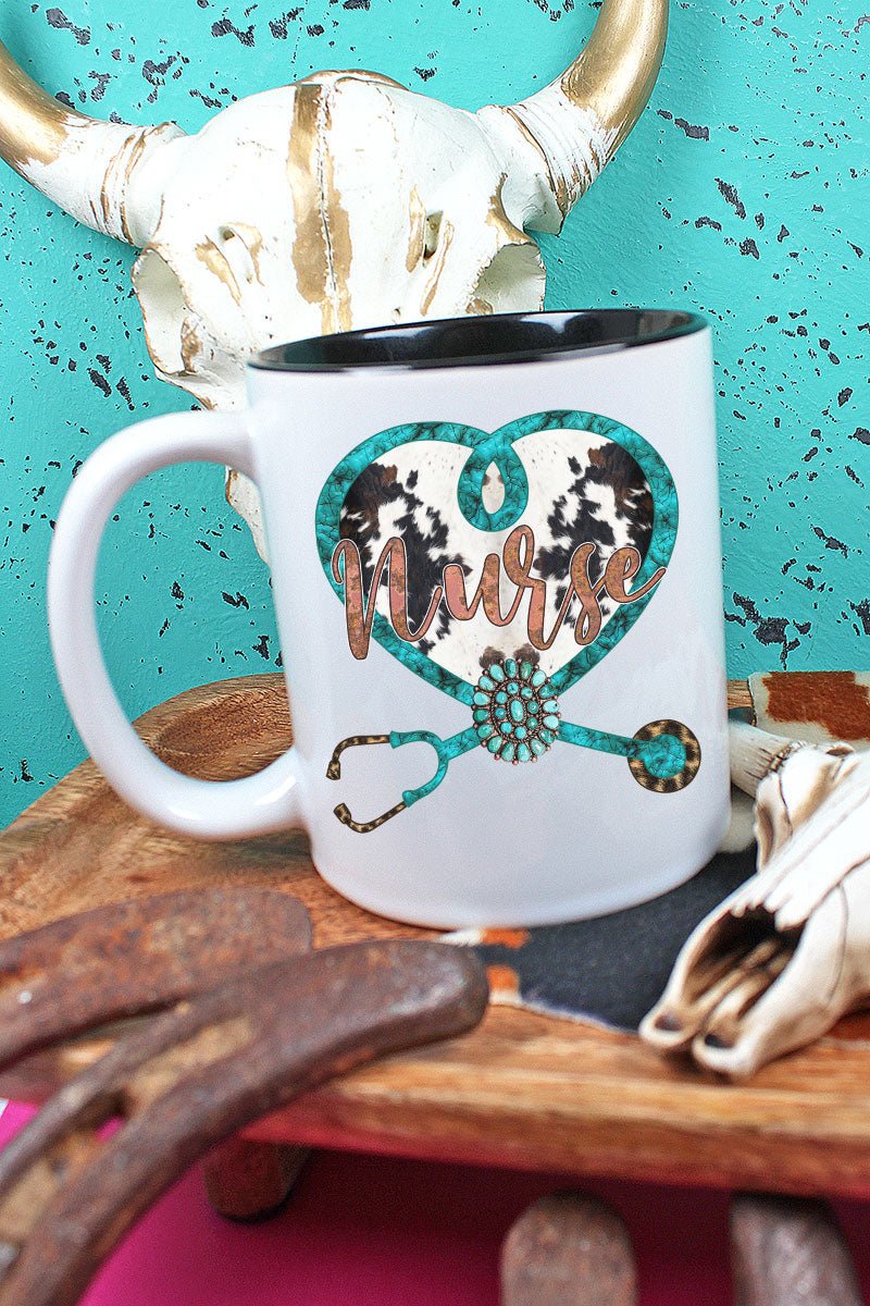 Cowhide Nurse Two-Tone Mug - Wholesale Accessory Market