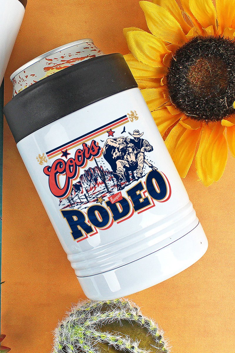 Bull Rider Coors Rodeo Stainless Steel Hugger 12oz - Wholesale Accessory Market