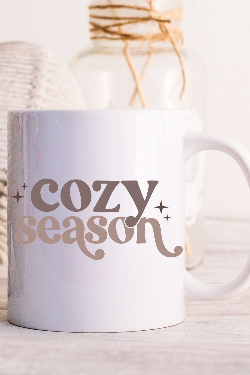 Cozy Season White Mug - Wholesale Accessory Market