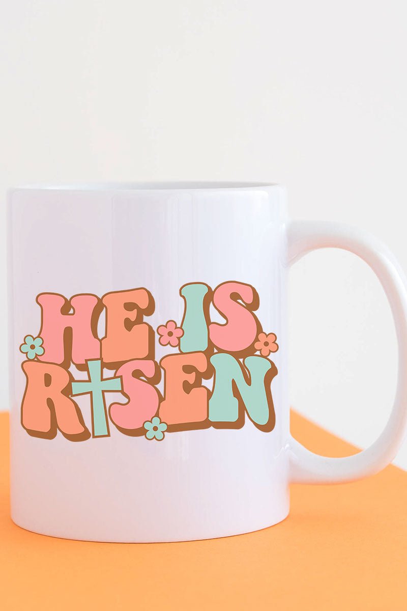 Groovy He Is Risen White Mug - Wholesale Accessory Market