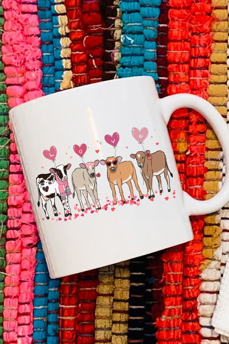 Heifer Love White Mug - Wholesale Accessory Market