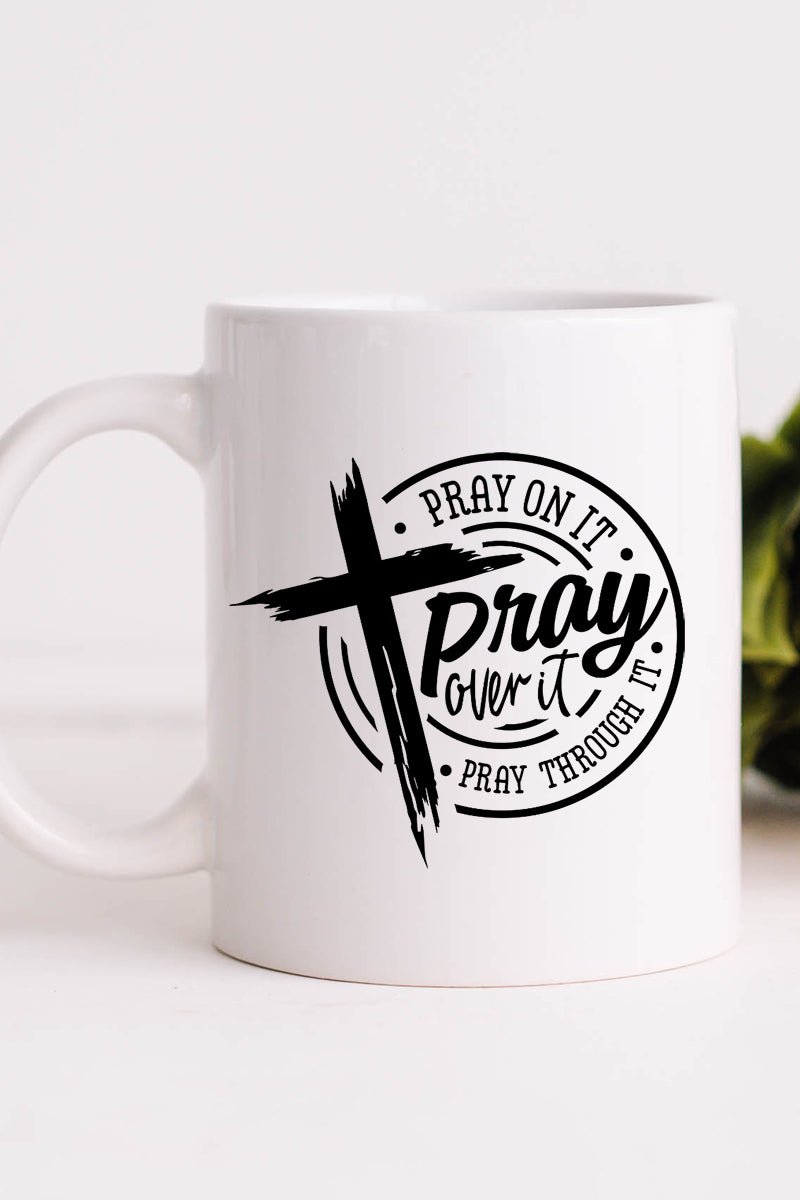 Pray On It White Mug - Wholesale Accessory Market