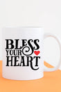 Swirl Bless Your Heart White Mug - Wholesale Accessory Market