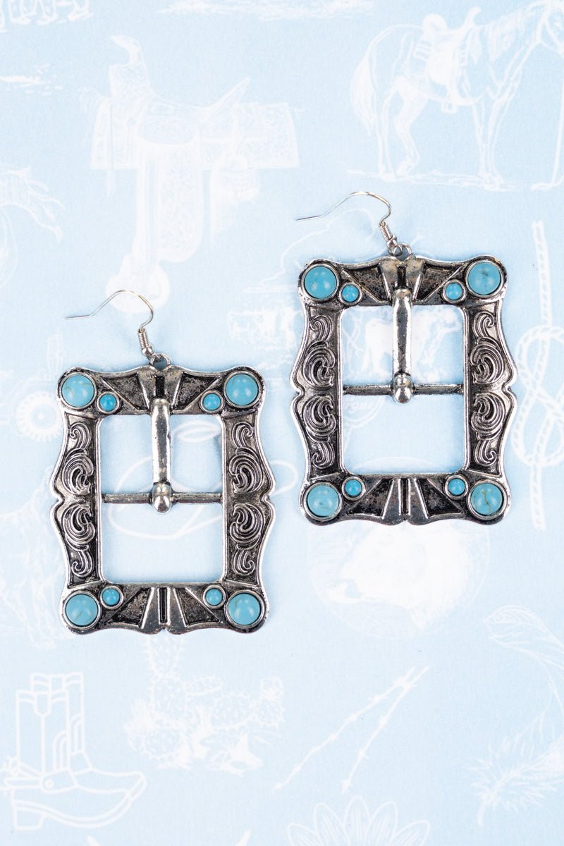 Buckle earrings on sale