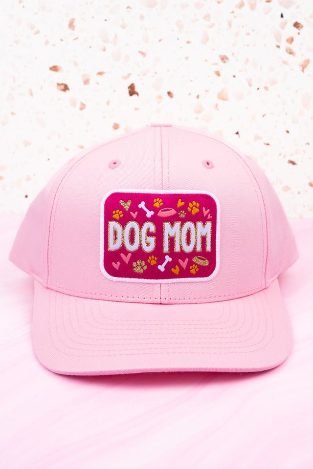 Pink 'Dog Mom' Snapback Cap - Wholesale Accessory Market