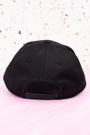 Black Glitter 'Boy Mom' Snapback Cap - Wholesale Accessory Market