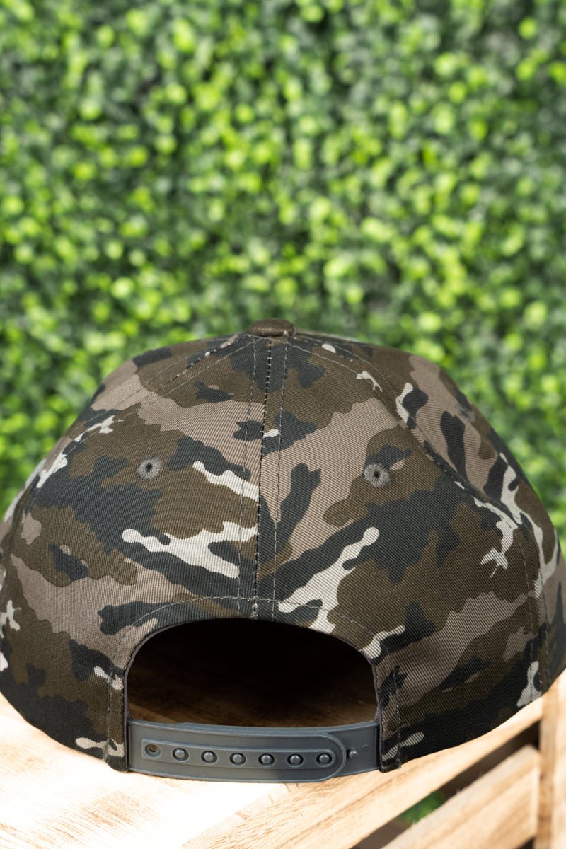 Distressed Digital City Camo Subdued Flag Tactical Operator Cap