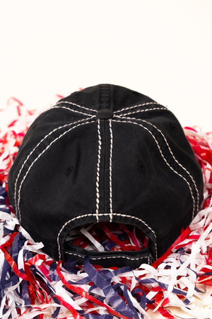 Distressed Black 'Soccer Mom' Cap - Wholesale Accessory Market