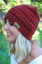 Campfire Cozy Beanie, Orange Mix - Wholesale Accessory Market