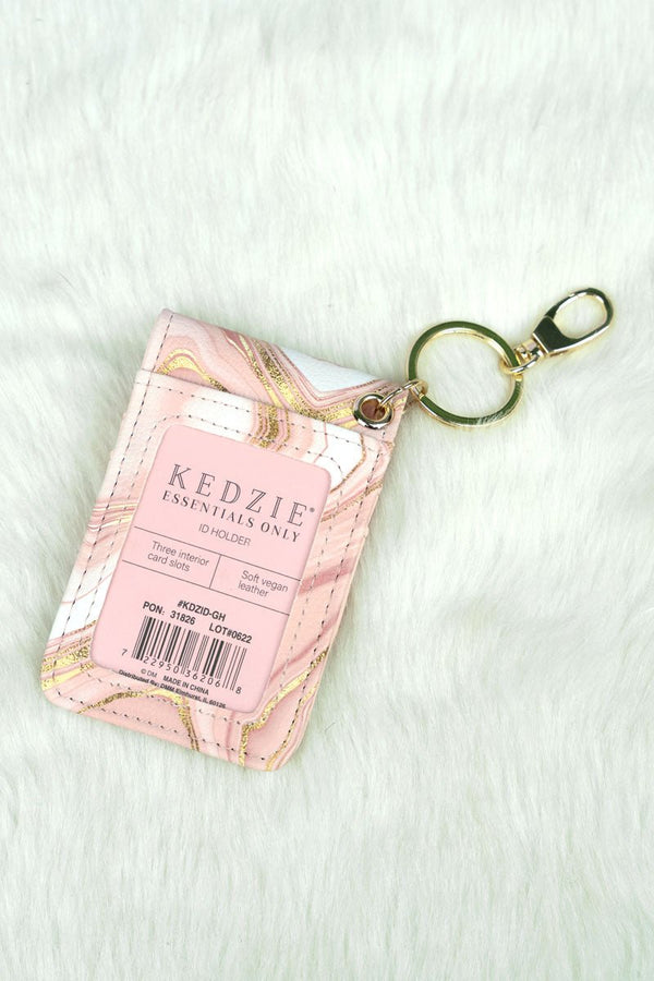 Kedzie Essentials Only ID Holder Keychain Golden Hour