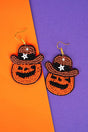 Sheriff Jack Seed Bead Earrings - Wholesale Accessory Market