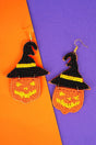 Halloween Magic Jack-O'-Lantern Seed Bead Earrings - Wholesale Accessory Market