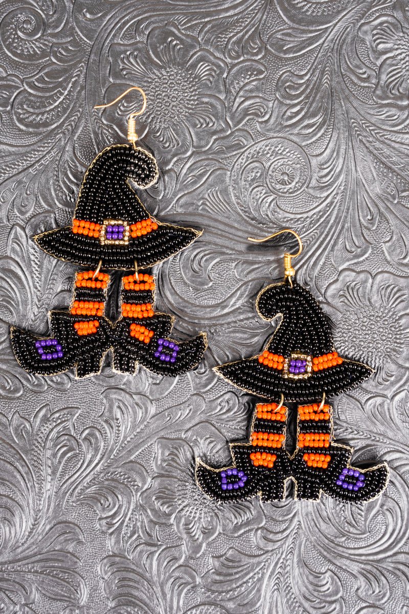 The Witch Is Here Seed Bead Earrings - Wholesale Accessory Market