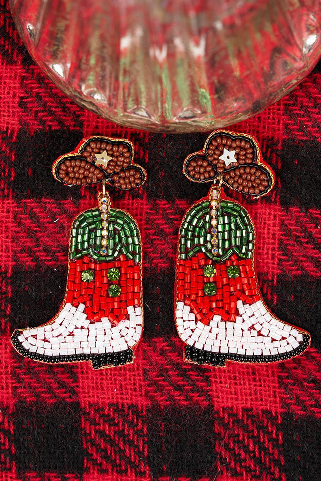 Steppin Into The Season Seed Bead Earrings - Wholesale Accessory Market